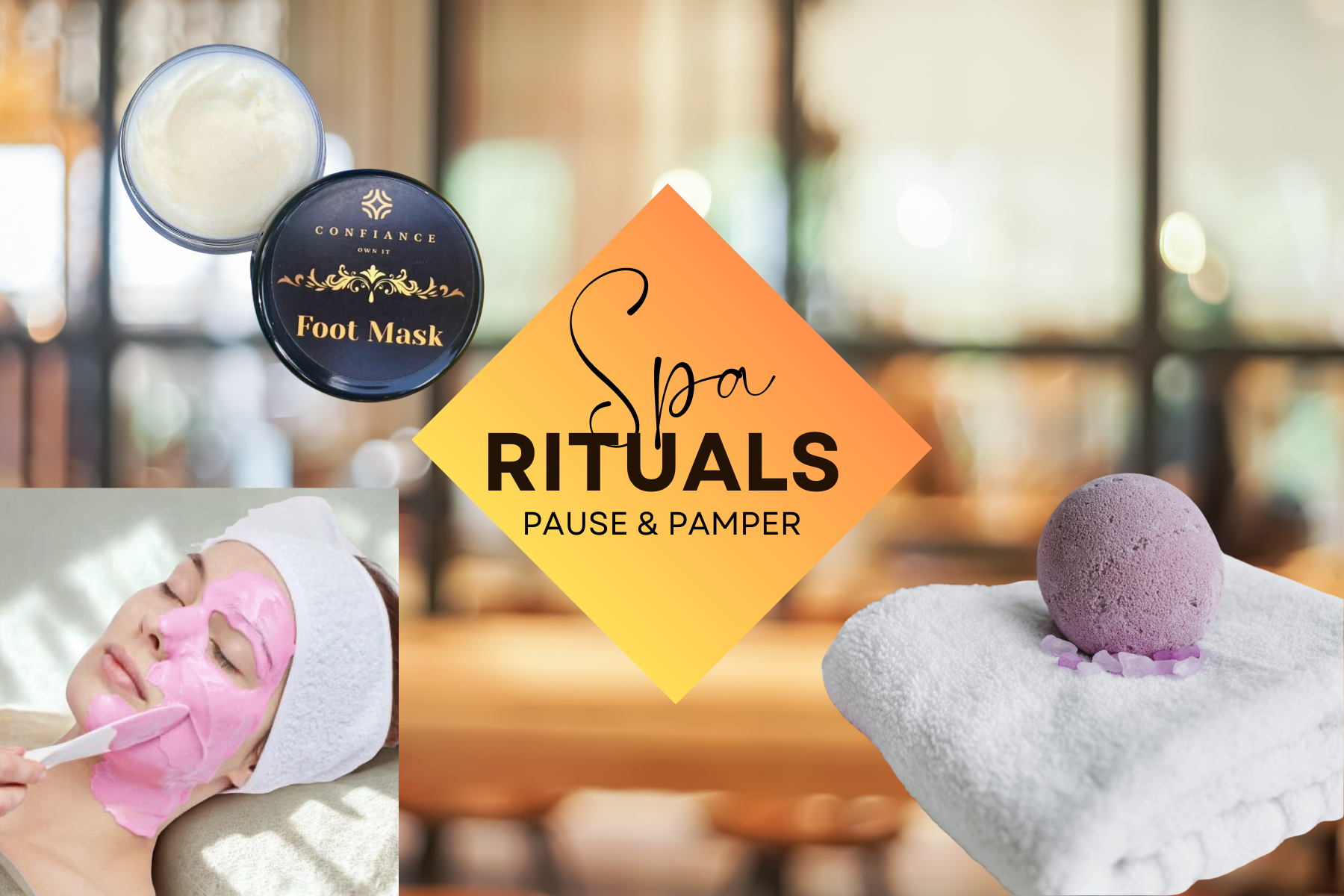 Pause & Pamper Spa Rituals - Enjoy your Spa in the privacy of your own home
